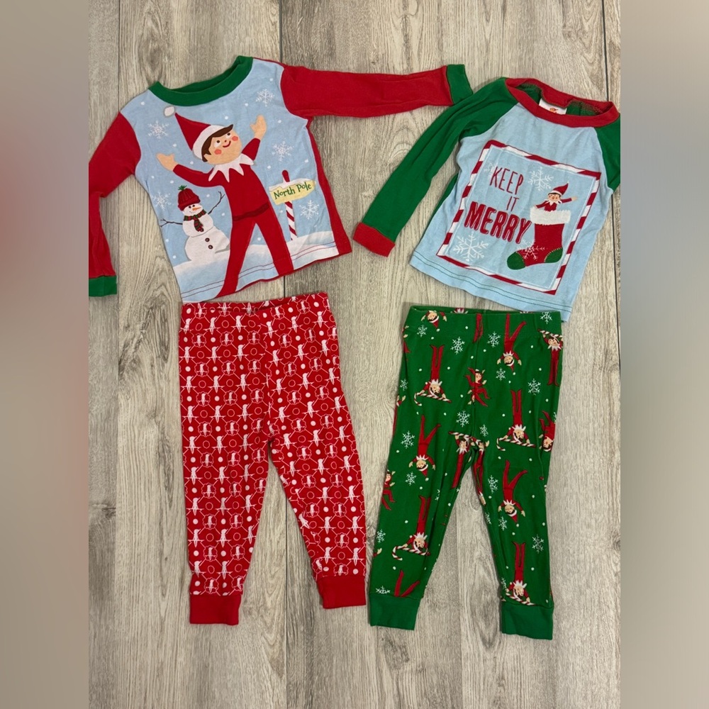 Elf on the shelf 2t pajama bundle